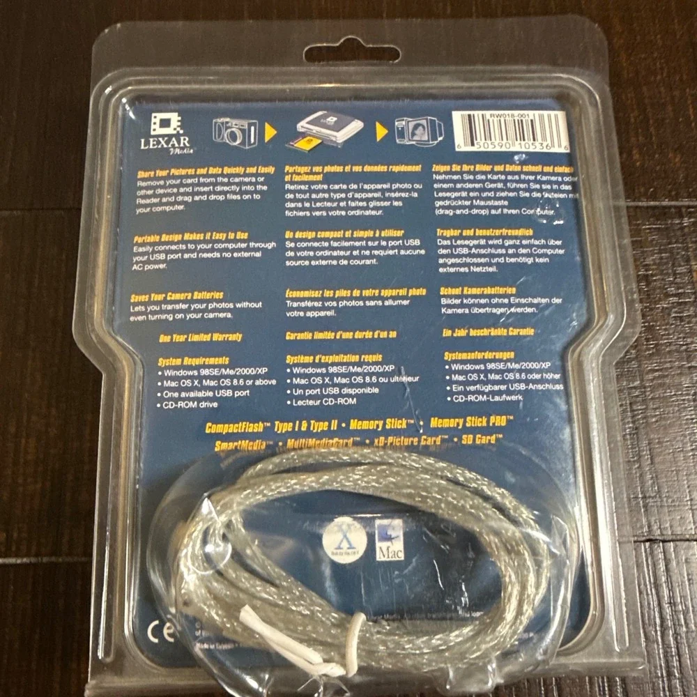 Lexar Multi-Card Reader RW018-001 USB External Adapter VTV Digital Photography